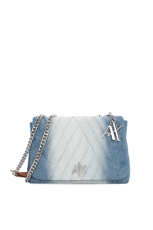 Сумка из денима Armani Exchange на BABOCHKA.RU, арт. 942853 3R706, цвет ...