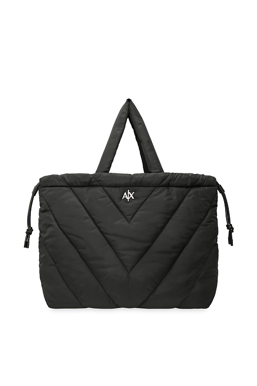 Стёганая сумка Armani Exchange Классические сумки Черный на BABOCHKA.RU