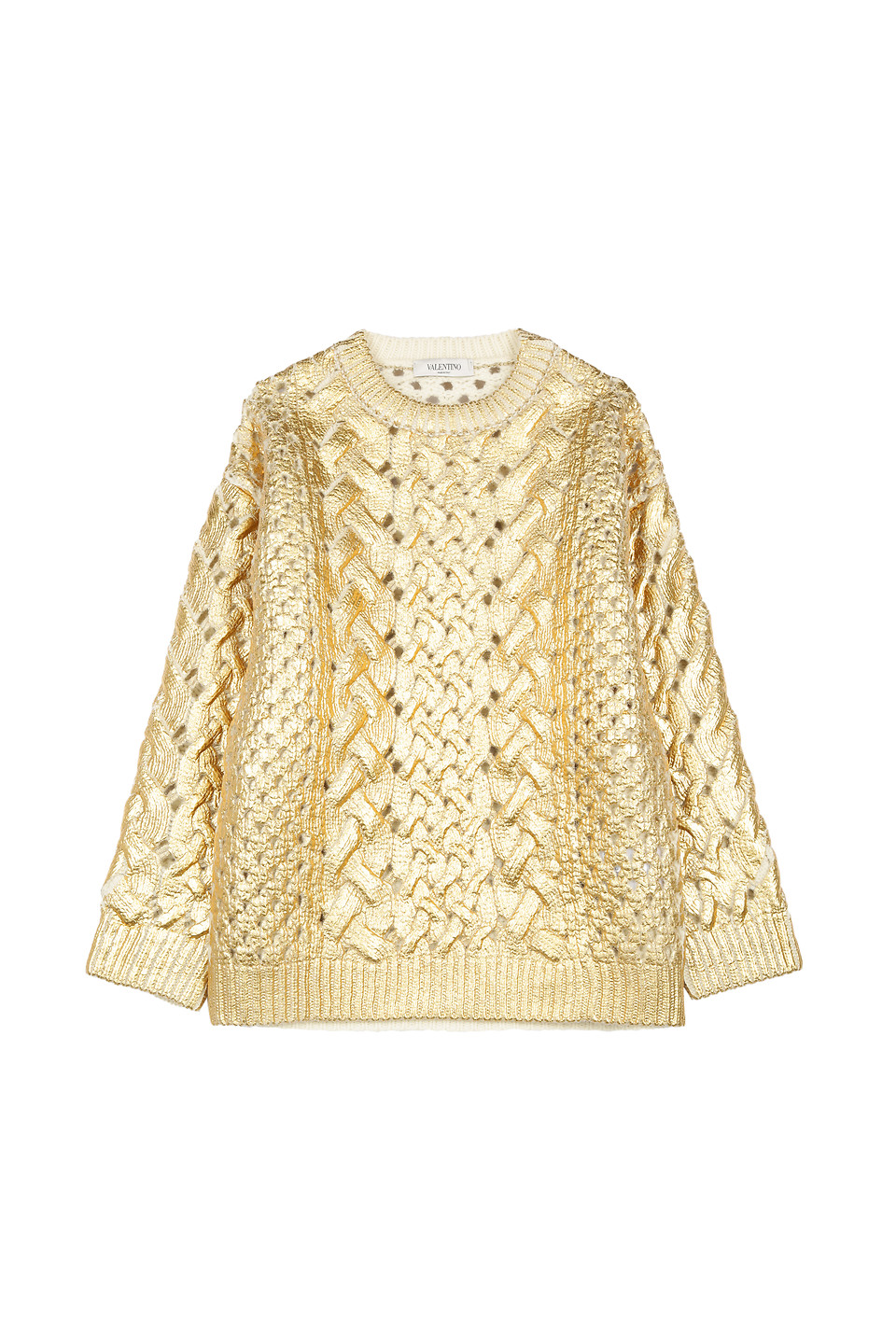 River Island свитер из золотых ниток