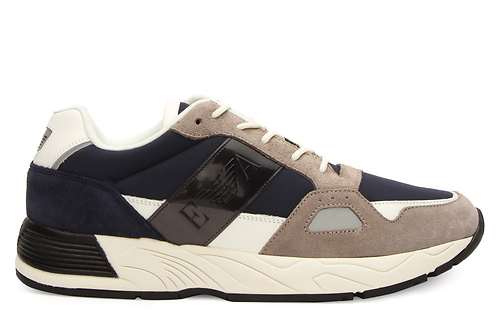 Кроссовки из замши Emporio Armani на BABOCHKA.RU, арт. X4X220 XL187 ...