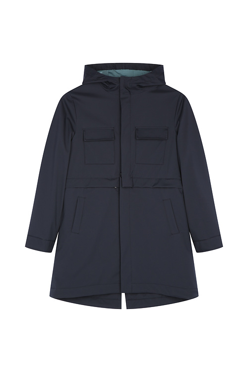 Детская парка Loro Piana Верхняя одежда Темно-синий на BABOCHKA.RU