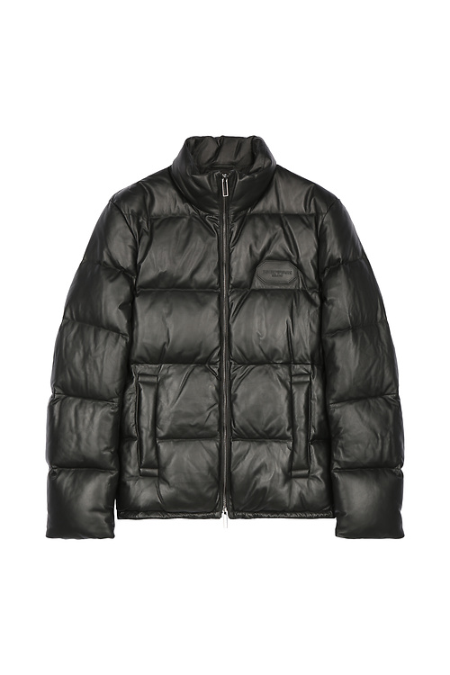 Куртка из кожи Emporio Armani Куртки на BABOCHKA.RU